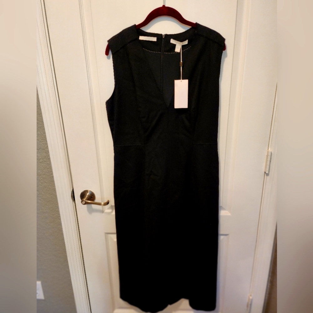 Boss Runway Edition Black Wool Dress NWT